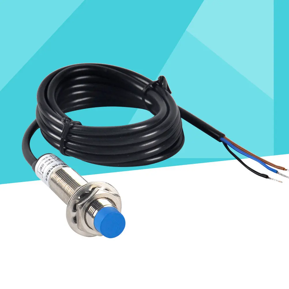 3-Wire Proximity Sensor Cylinder Type Dc 6-36V Pnp Copper Inductive Approach Switch for Industrial Automation