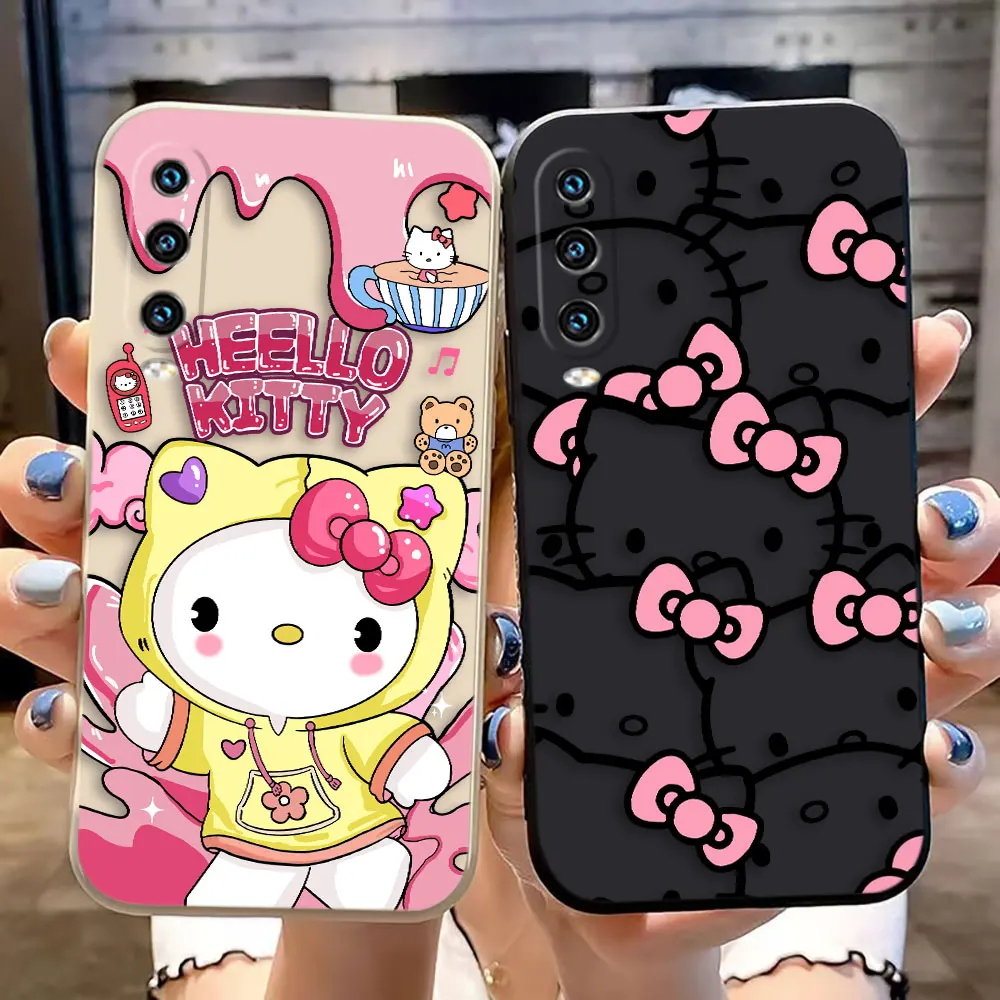 Pink Hello Kitty Cat Phone Case For Infinix HOT 10 11 10s 11s 12 20s 30i 30 9 play Note 10PRONFC 11 12 G88 G96 X680 X682 10T 5G