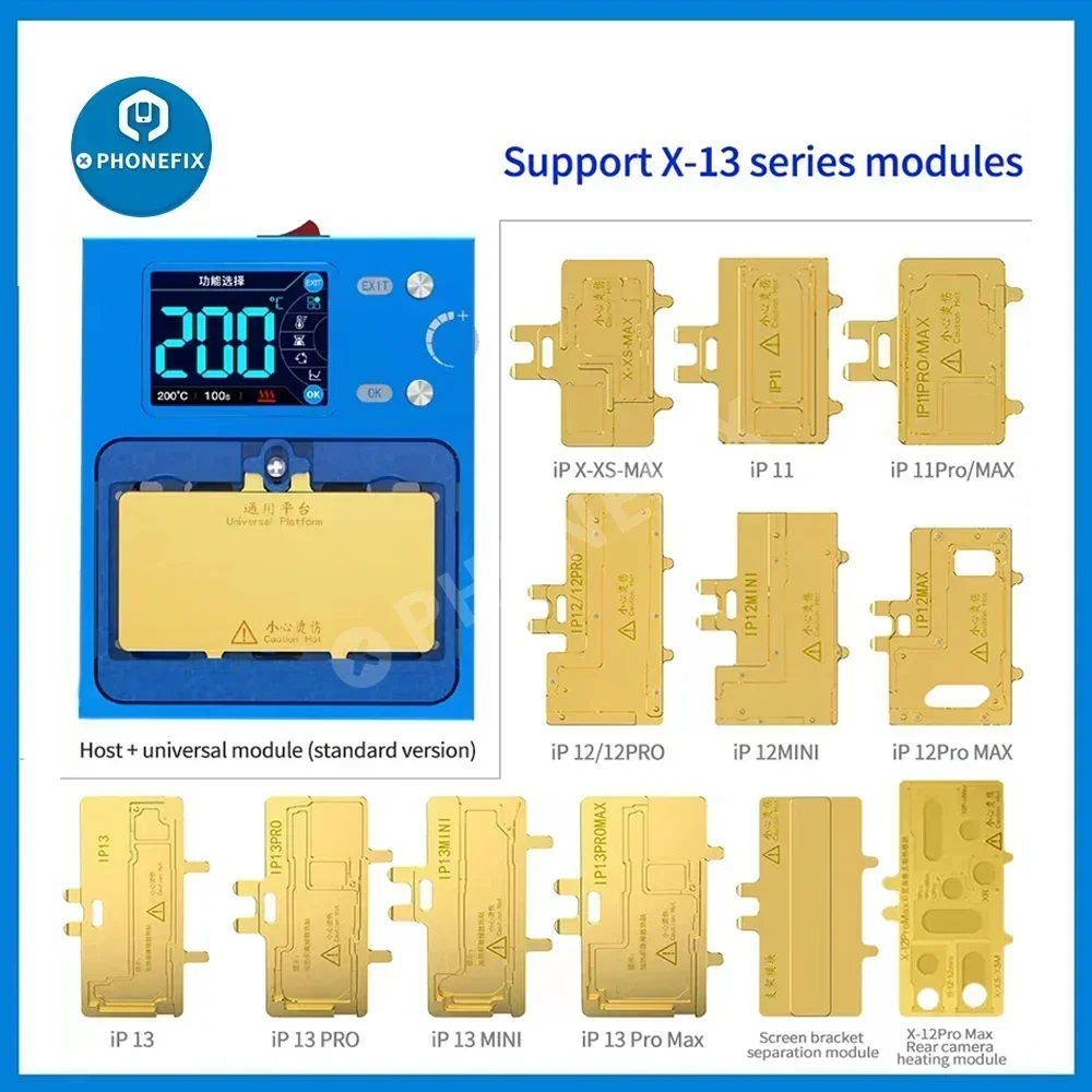 Aixun iHeater Pro Intelligent Desoldering Station for iPhone X-15PM IC Chip Motherboard Layered Heating JC Pre-heating Platform