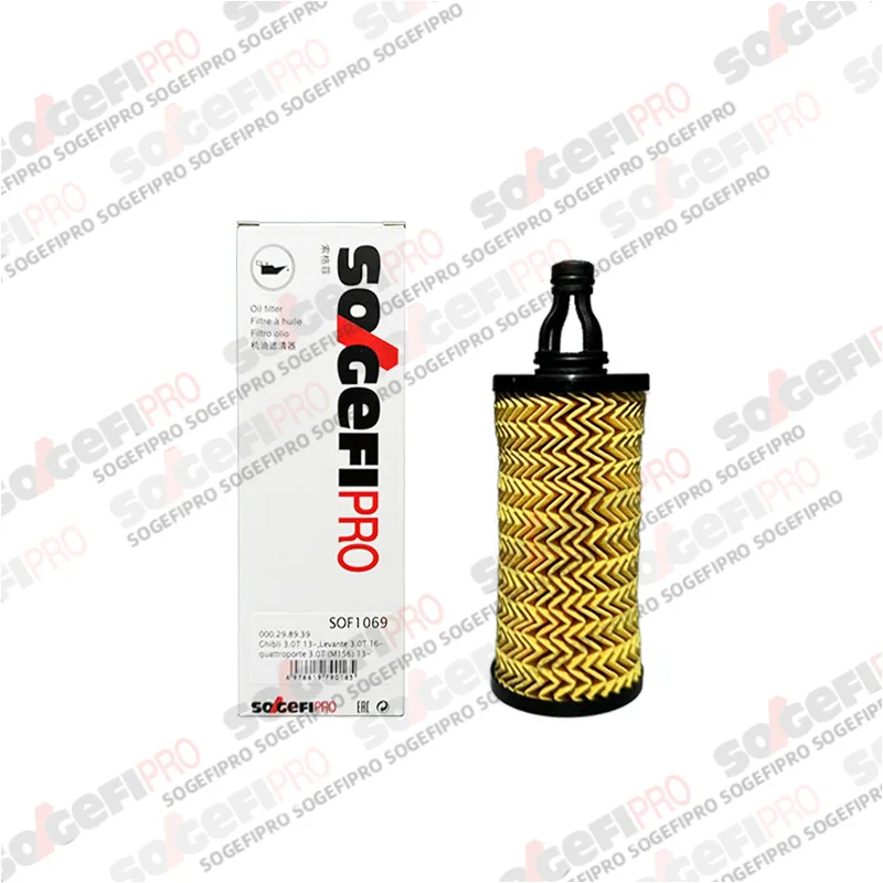 

For Maserati GHIBLI III 2013- 3.0 Q4 For LEVANTE SUV 2016- 3.0 Q4 For QUATTROPORTE VI 2013- 3.0 Q4 SOGEFIPRO Oil Filter SOF1069