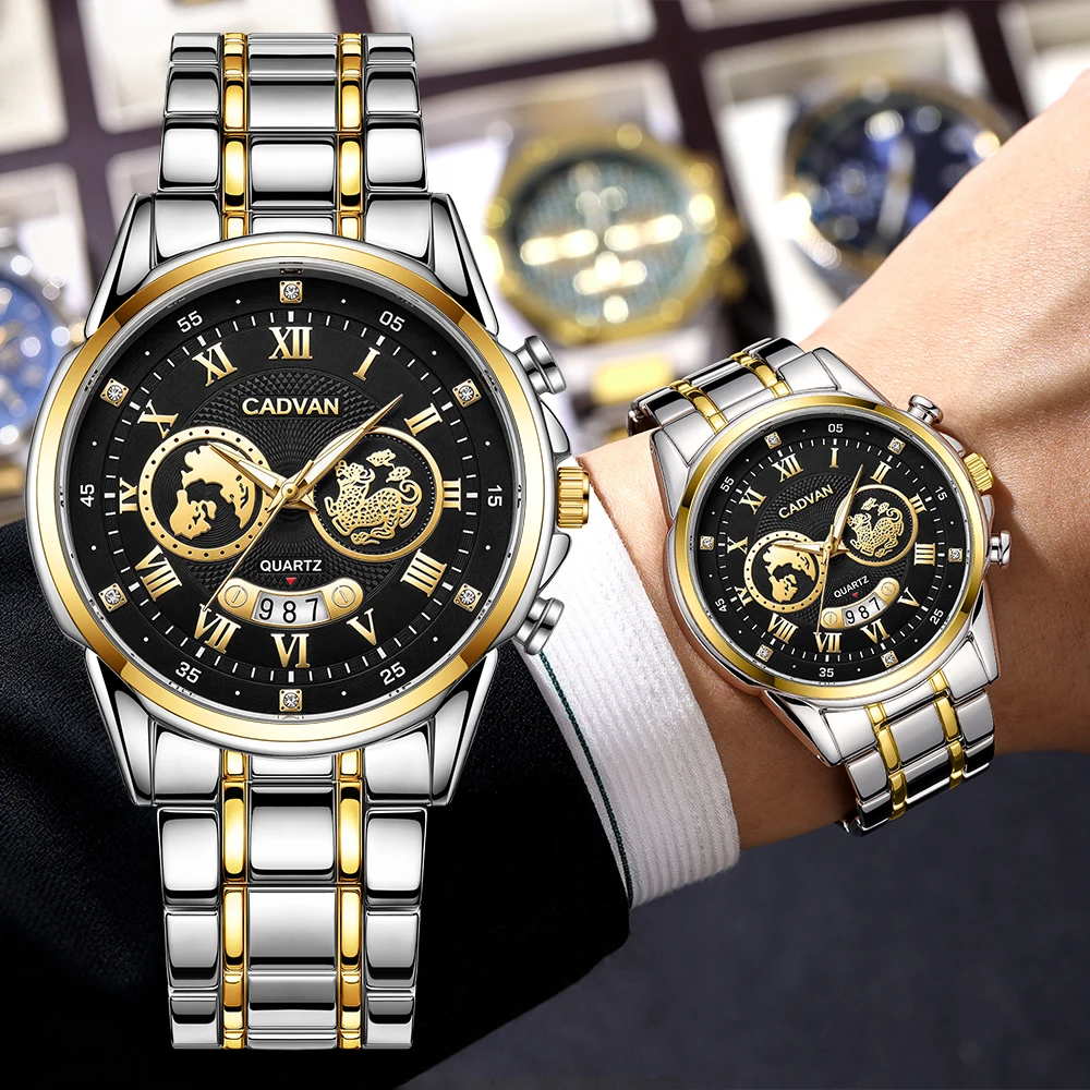 1Pcs Men Wrist Watch, Neat For Daily Wear, Ideal Gift For Valentine's Day, Thanksgiving Day, Christmas, Anniversary, Festivals