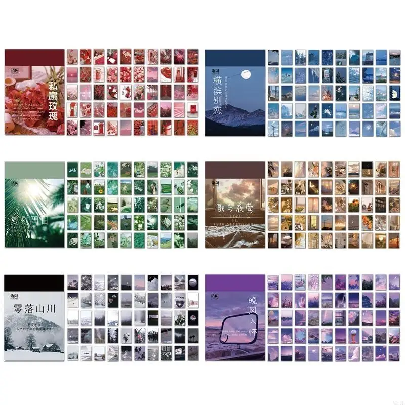 M5TB Retro ScrapBooking Paper для DIY DIY ScrapBooking Journaling Card Photo Album