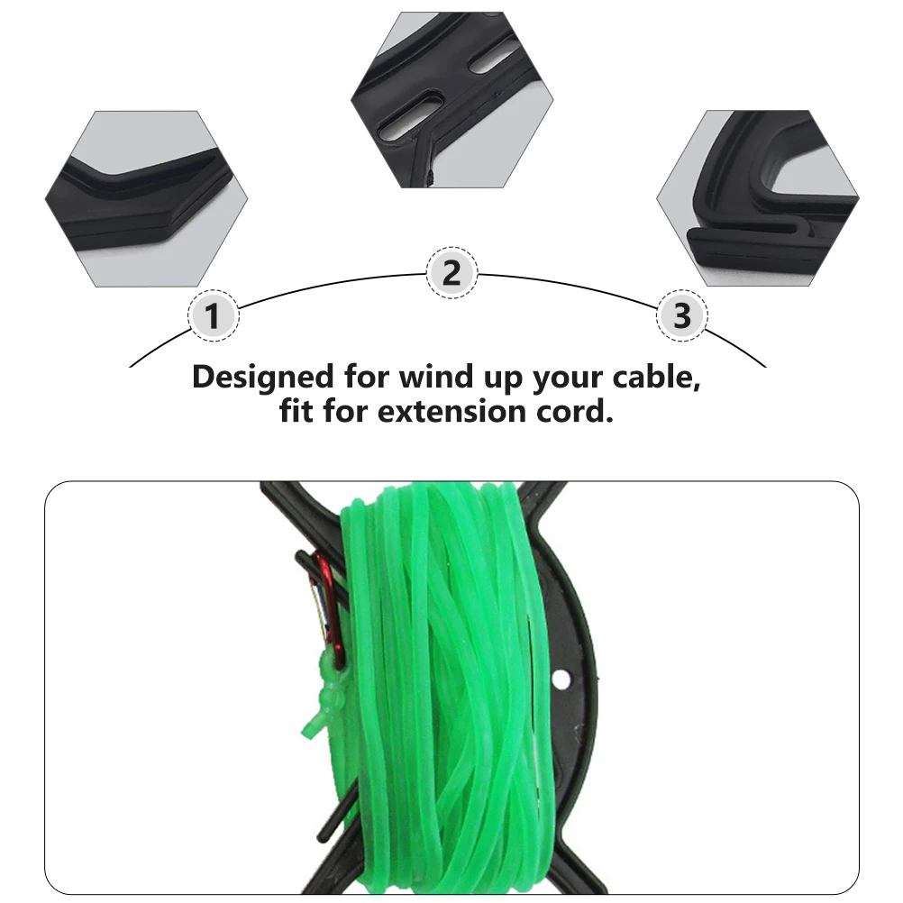

10pcs Line Winder Premium Plastic Extension Organizer Tangle Resistant Cord Storage Rope Holder Wind Up For Wire Cable