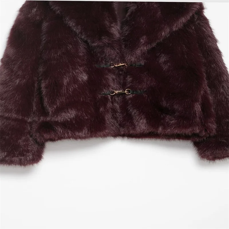 2025 Fall Fashion Trendy Sexy Women's Faux Fur Short Coat