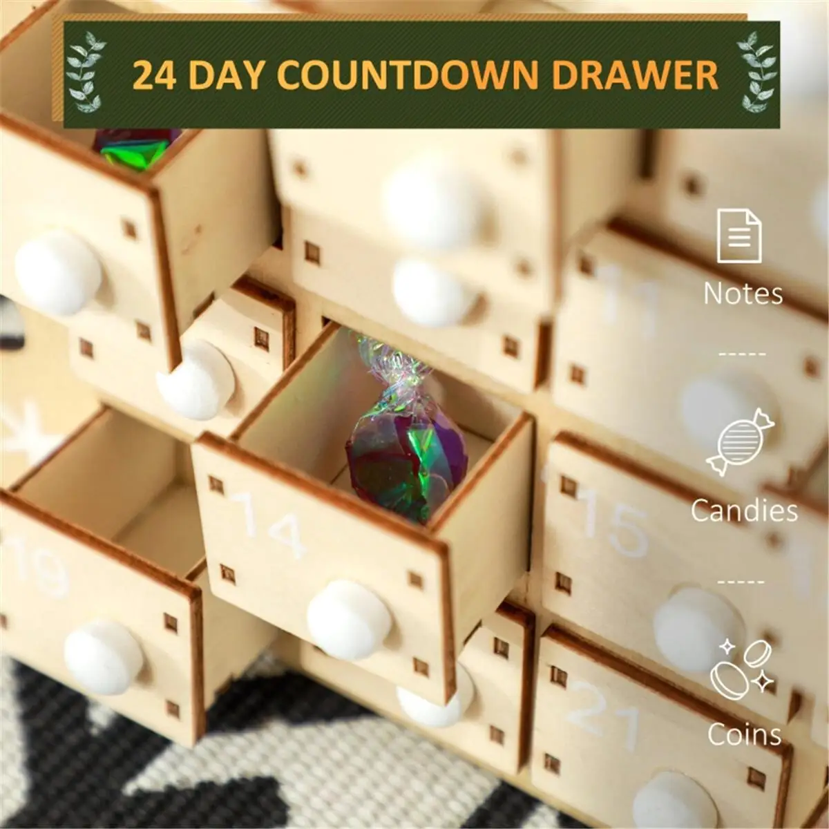 2023 Christmas Advent Calendar - Festive Countdown with Surprises for Holiday Cheer