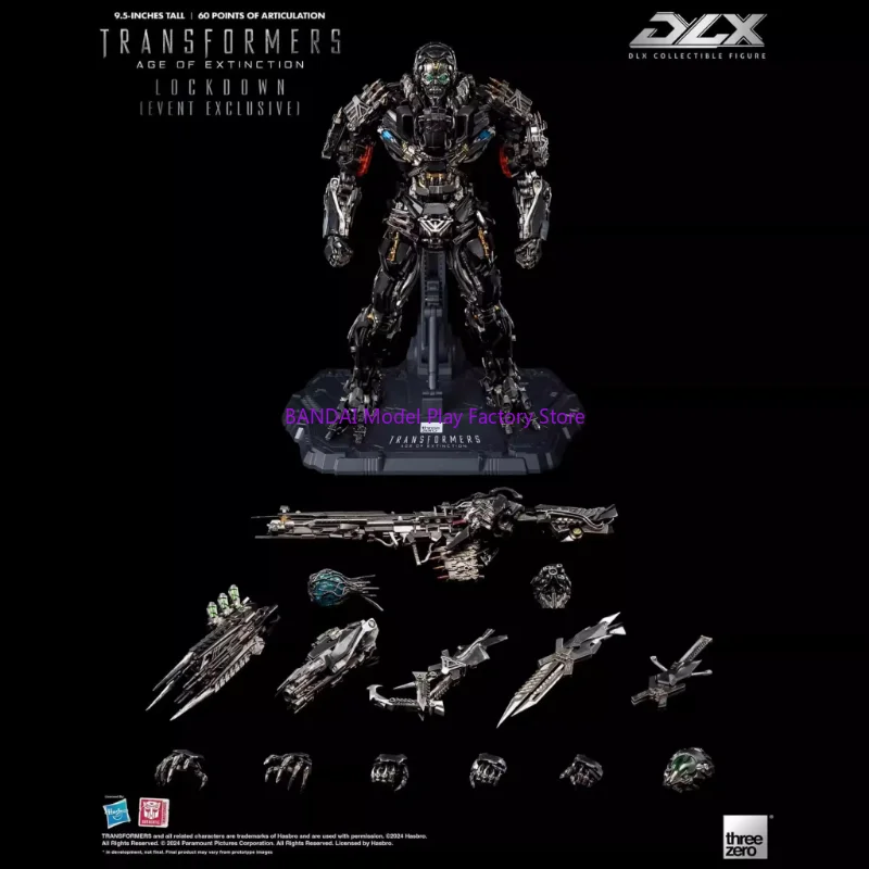 

In Stock Threezero 3A DLX Transformation Toy Movie 4 Confinement Crazy Pattern Motive Mecha Doll Toy Collection Gift