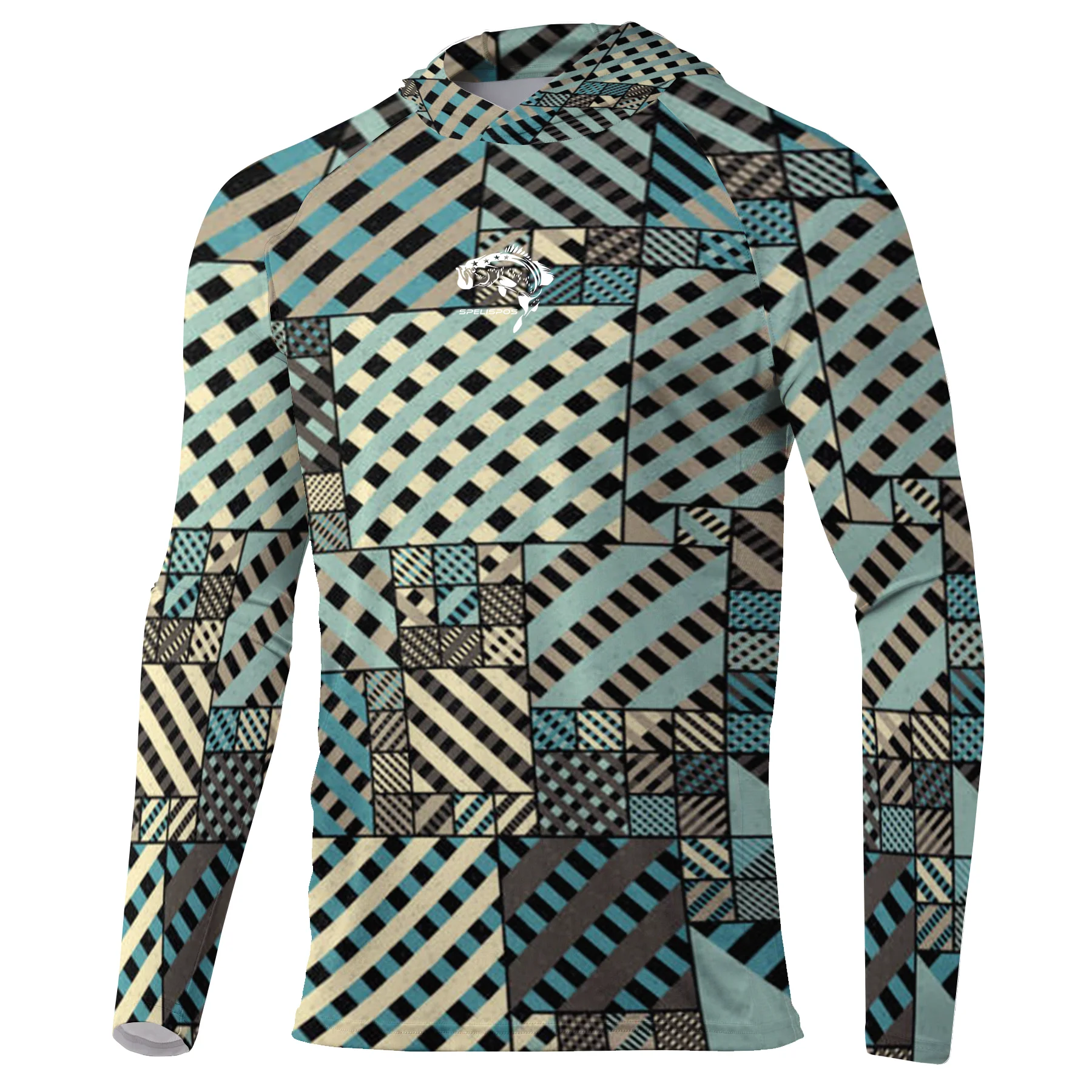 

Men Fishing Hooded Shirts Long Sleeve Breathable Jersey Sun Protection Angling Clothing Camisa De Pesca Outdoor Fish SweatShirts