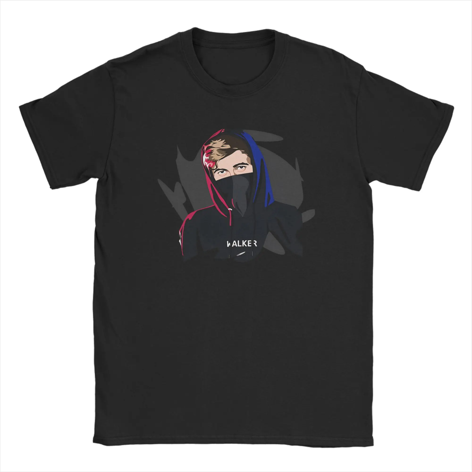 Streetwear T Shirt Summer A-Alan Walker Leisure T-Shirts  100 Cotton Tee Shirt for Men's Y2K Funny Short Sleeve Tops,