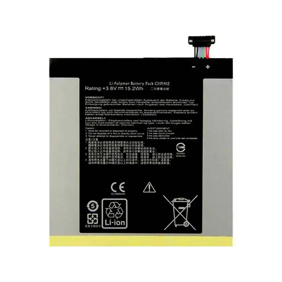 Tablet Battery C11P1412 3948Mah For Asus Fonepad 7 FE170CG FE175CG FE171MG ME175CG
