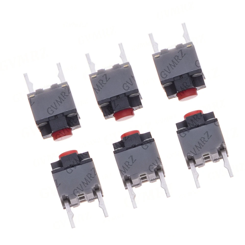 10PCS Micro Switch Kailh Mute Button 6*6*7.3 Silent Switch Wireless Mouse Wired Mouse Button 6X6X7.3MM  Integrated circuit  6x6