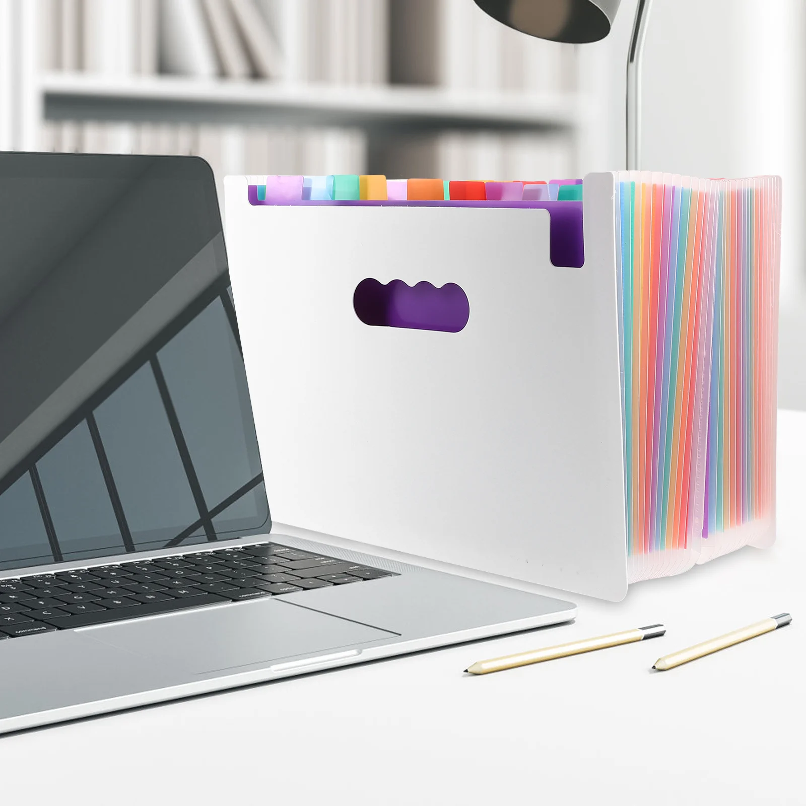 ملف الأكورديون ganizer 25 مقصورة A4 تخزين المستندات مادة PP استلام مجلد توسيع ملف صندوق