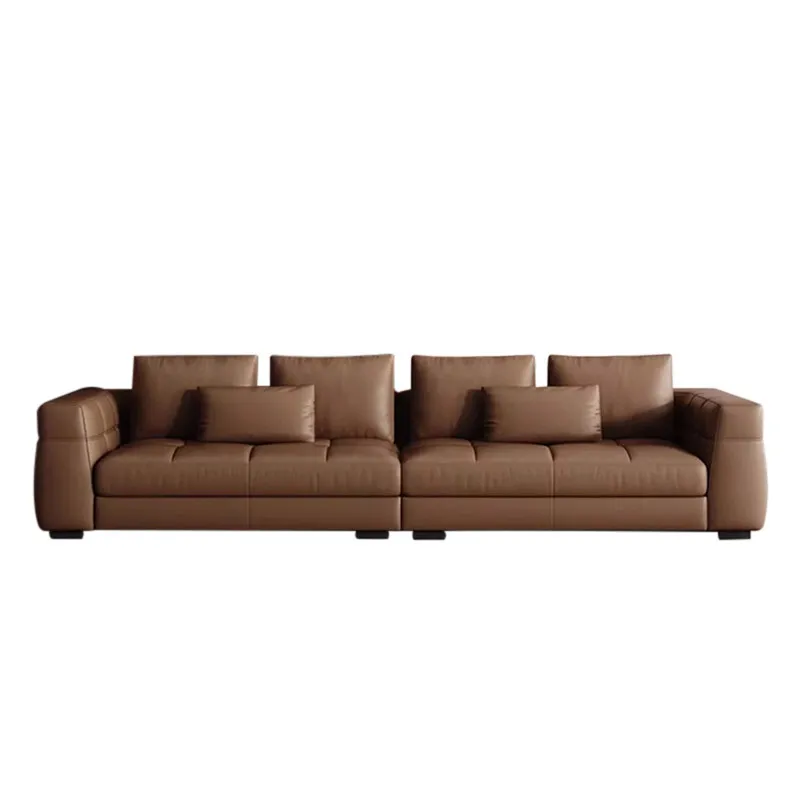 

Minimalist leather sofa high-end