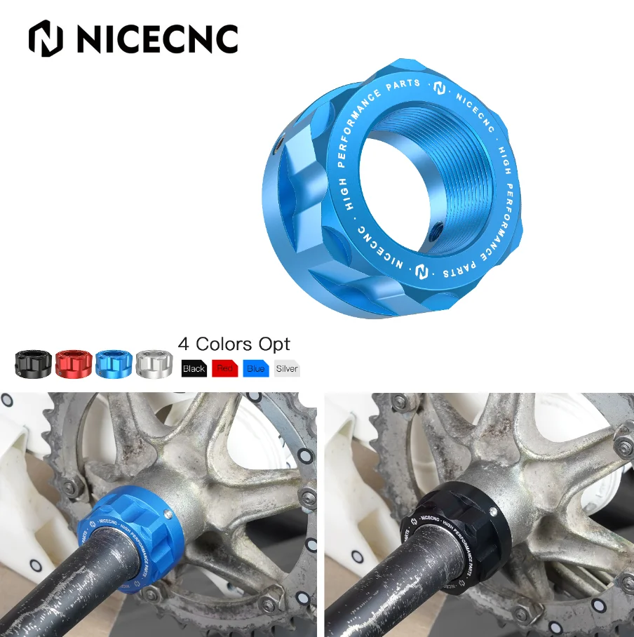 NICECNC ATV-Verriegelungsachsmutter für Yamaha Banshee 350 YFZ350 1987–2006 Blaster 200 YFS200 1988–2006 SE Special Edition Zubehör