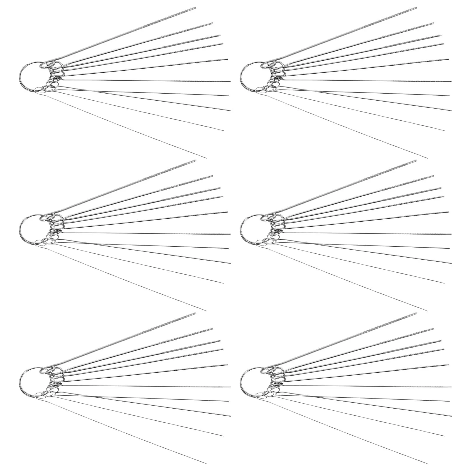 6Pcs Welding Nozzle Cleaning Needles Stainless Steel Torch Tip Cleaner Tool for Welding Cutting Torch Threading Needle for Beads