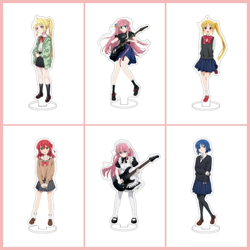 

Anime Bocchi the rock Acrylic Stand Nijika Ryou figure Stand Plate Cosplay Prop Decor Cartoons present Fans Birthday Gifts