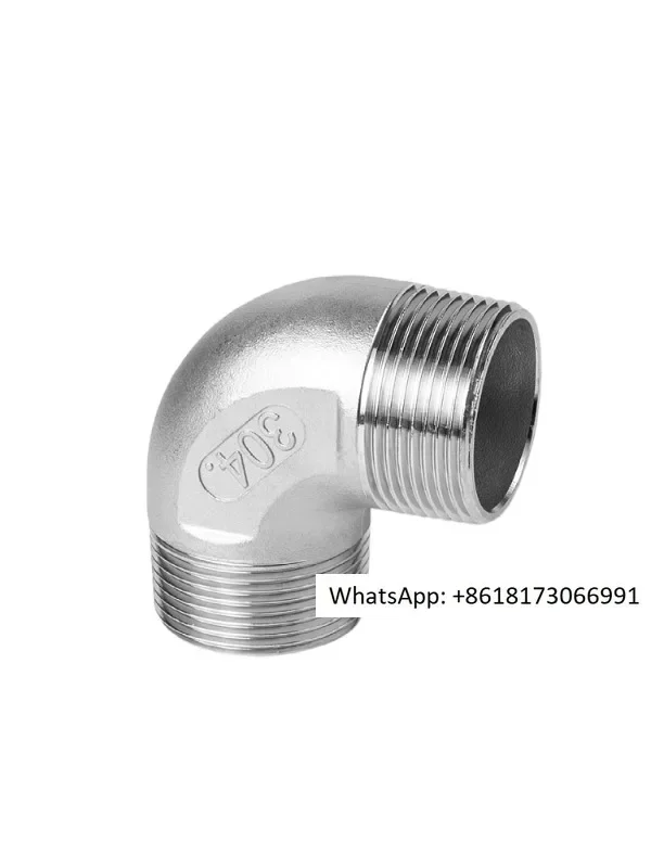 

304 stainless steel 90 degree external thread elbow/external thread tooth elbow external thread plumbing fittings joint