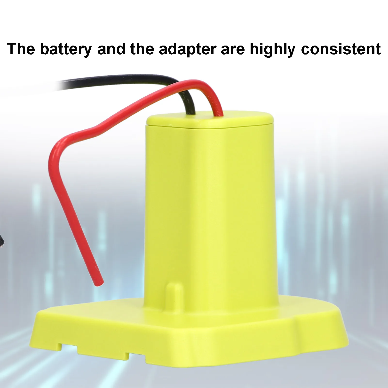 محول إخراج ذاتي الصنع 18 فولت محول سلك واحد متوافق مع بطاريات الأدوات الكهربائية RYOBI لمشاريع تحسين المنزل