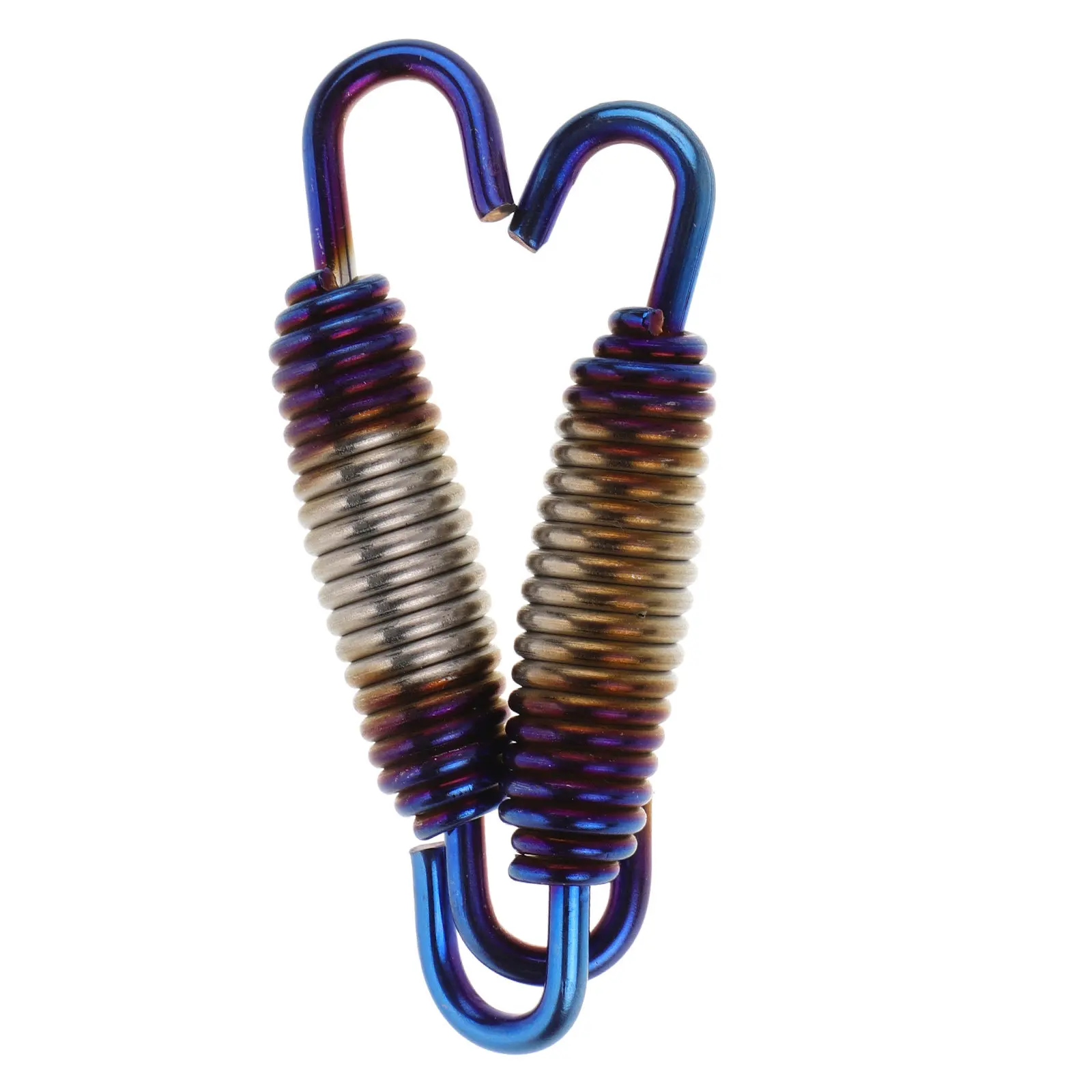 2Pcs Exhaust Pipe Spring Motorcycle Muffler Swivel Hook Strong Metal Pipe Spring Universal Motorcycle Parts Accessories