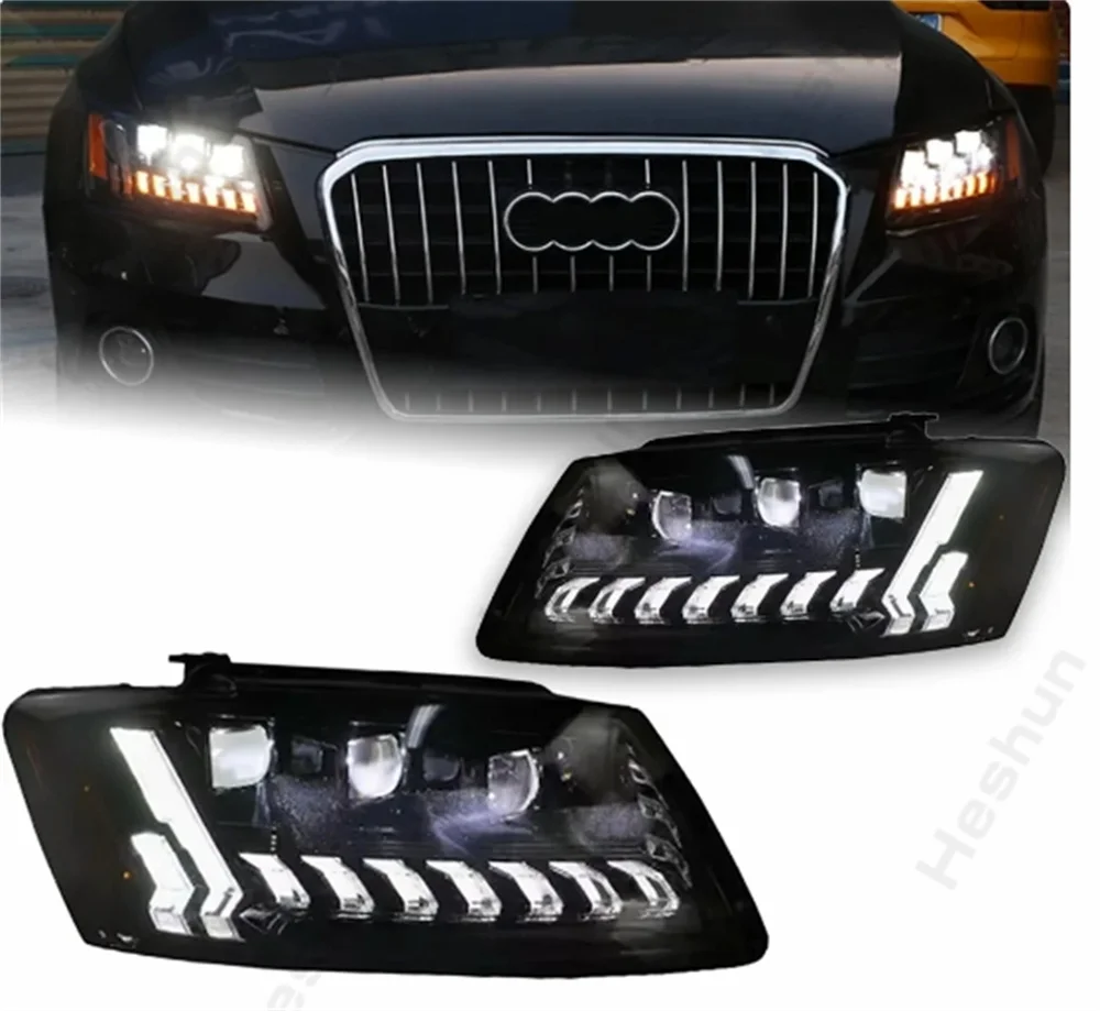 

Full LED Headlights Upgrade Head Lamps For 2008-2009 2010 2011-2012-2018 Audi Q5 Headlight Assembly DRL Dynamic Turn Signal Assy