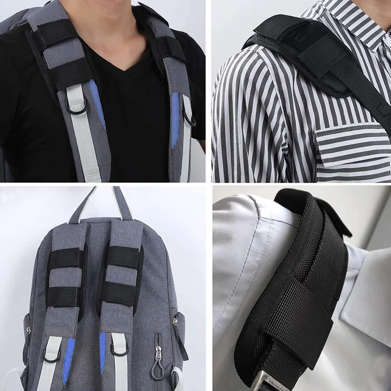 1PC Polyester Shoulder Strap Pad 23x7.5cm Non-Slip Breathable Detachable Soft For Backpack Bag Straps Accessories