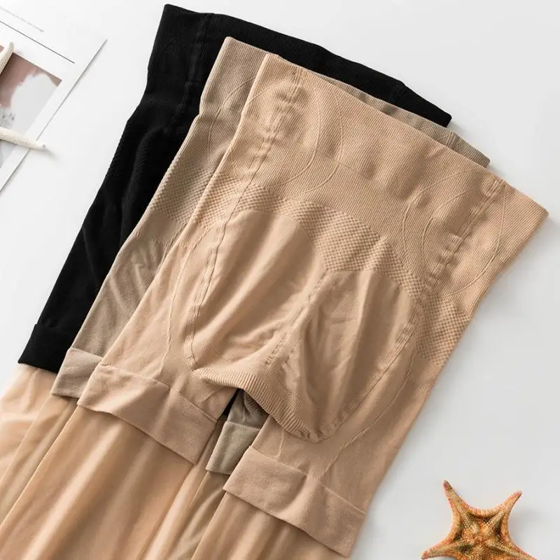 10PCS  Large Size 40-85KG  Ladies High Quality Stitching Pantyhose Safety Pants Thin Light Leg Luxury Tights Wholesale Price