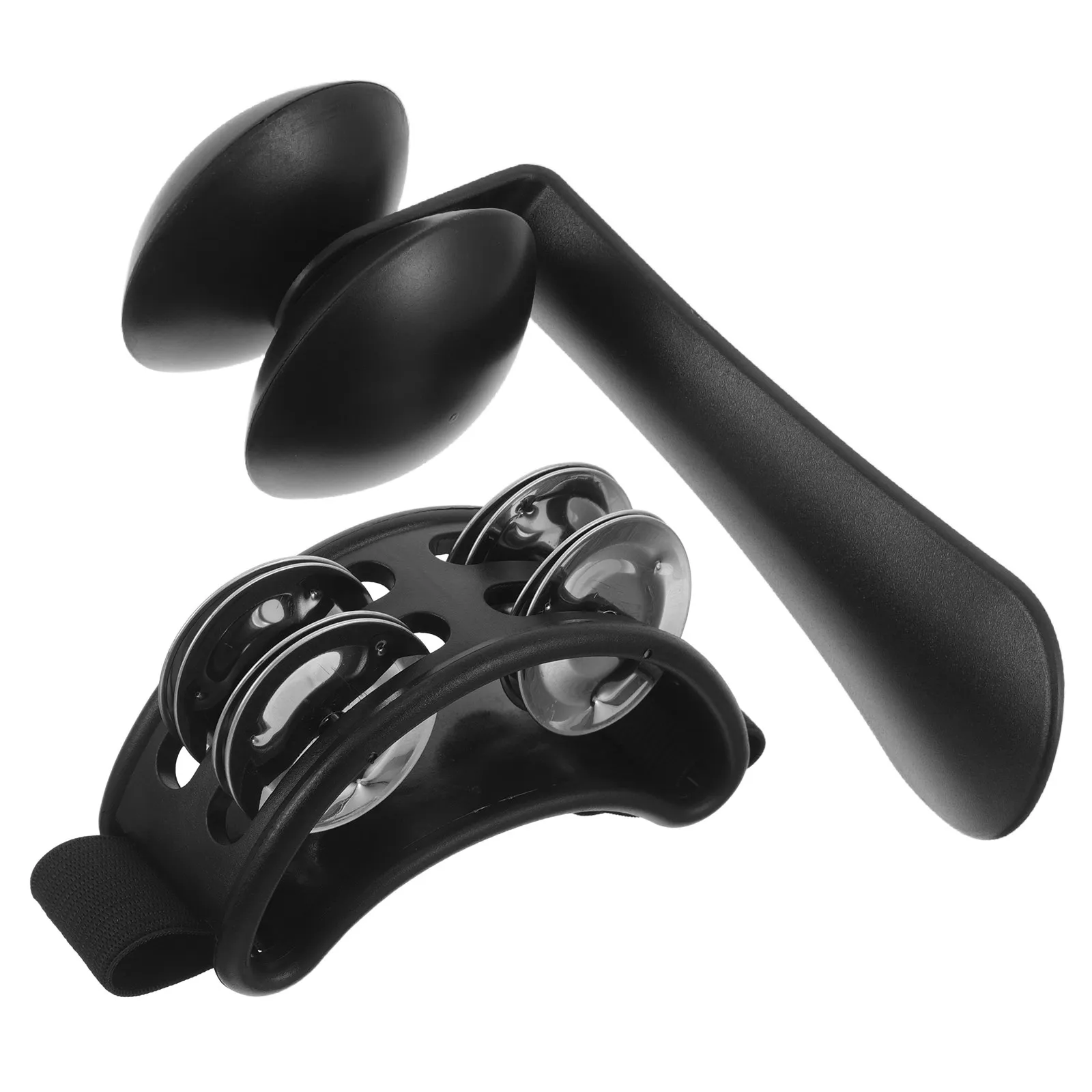 1Set Foot Tambourine Heel Shaker Double Row Jingles Ankle Shaker Percussion for Guitar Drum Practice Band Accompaniment Foot