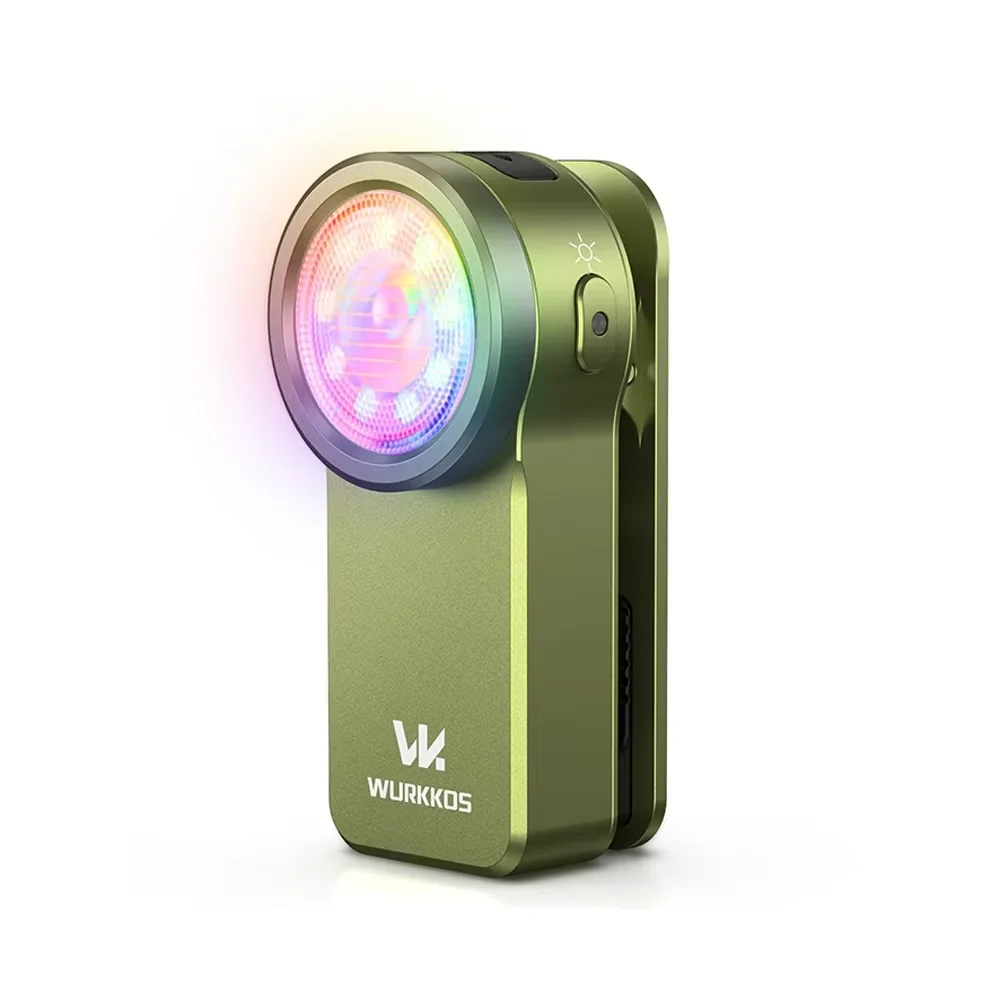 Wurkkos HD03 680LM Mini Clip Light USB Oplaadbare Zaklamp Spotlight/Schijnwerper Draagbare RGB-zaklamp met magneet