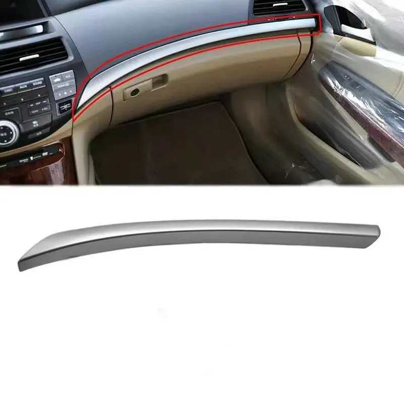 Applicable to Accord 2008-2013 Glove box trim panel Front passenger dashboard decorative strip Lower decorative strip of ai
