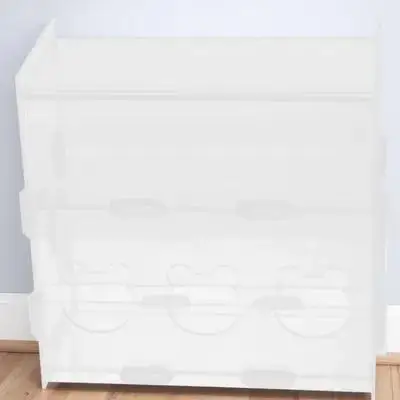 Comedero automático para gallinero Rutin, acrílico transparente, duradero, a prueba de derrames, fácil de instalar, multiusos, granja de palomas y loros