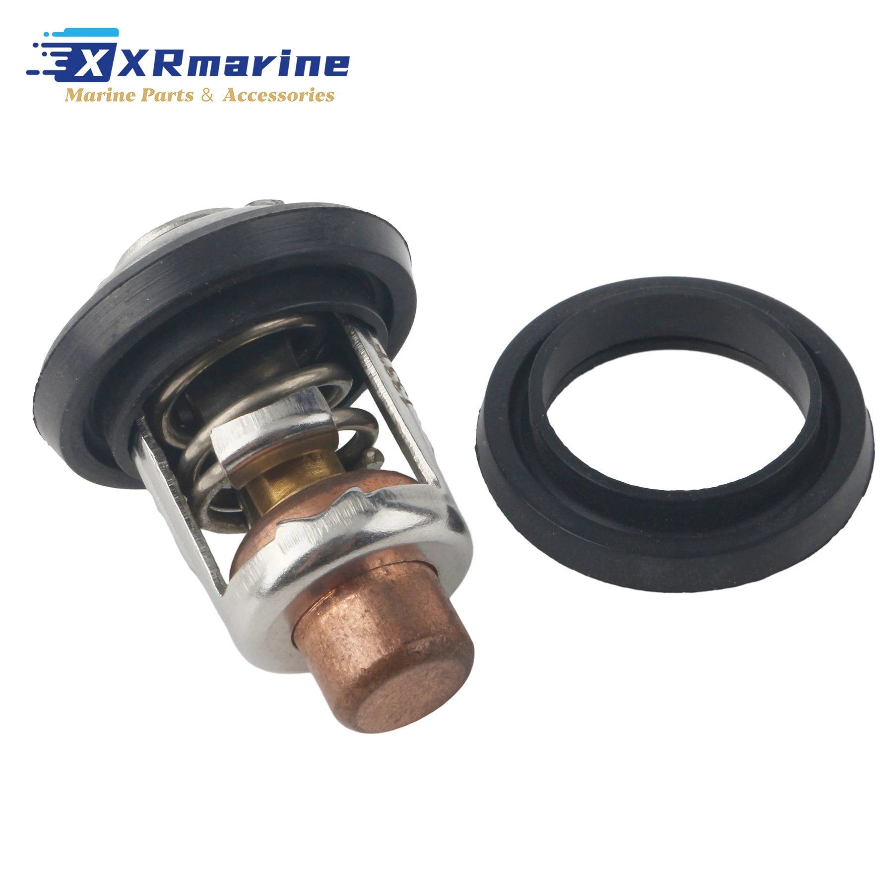 

130°F / 54°C Outboard Thermostat Kit Compatible with Johnson Evinrude Replacement 765620 5000355 5001036