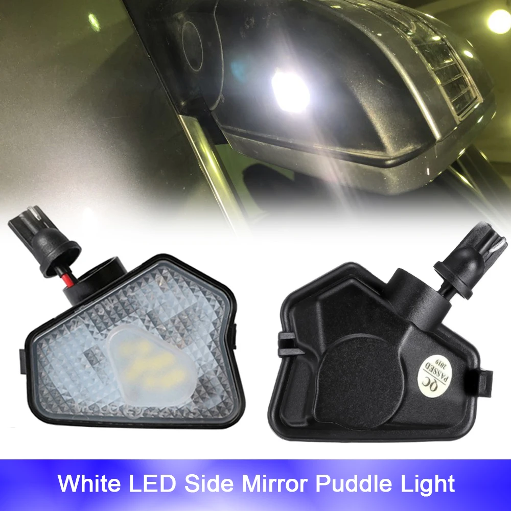 

2x No Error LED Side Rearview Mirror Light Puddle Lamp For Mercedes-Benz W176 W246 W242 W204 C207 A207 W212 S212 W221 C216 X204