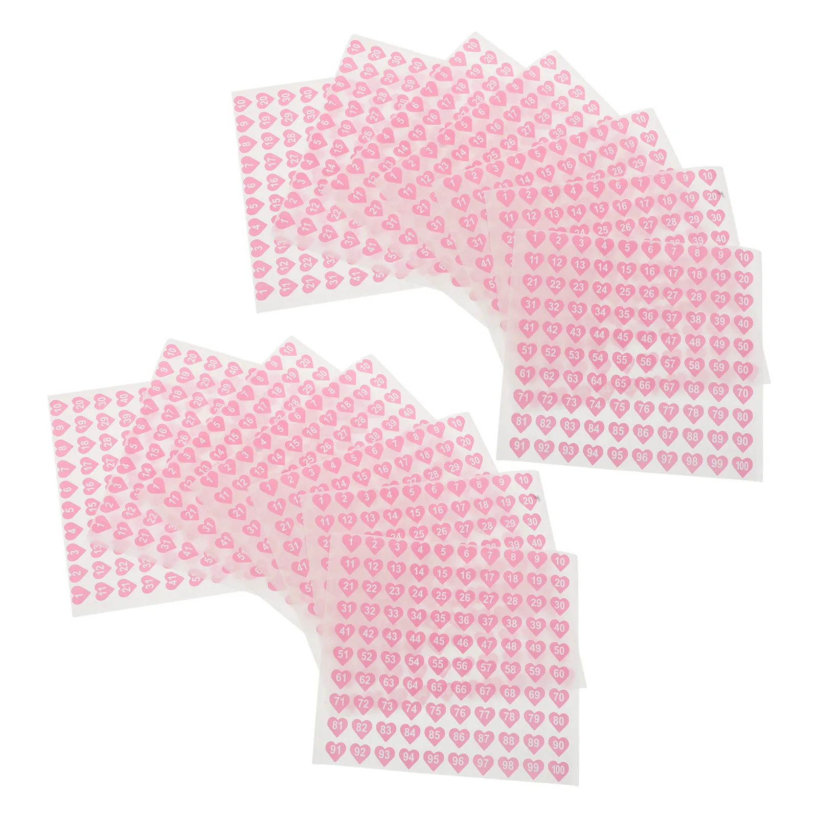 50Pcs Nail Number Stickers Small Self Adhesive Label 1x1cm Peel and Stick Color Coding for Inventory Manicure Tools Organization