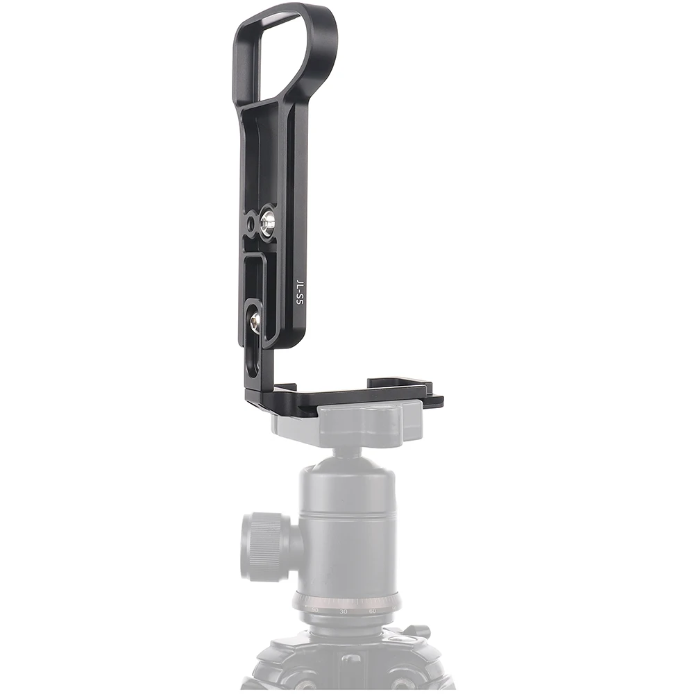 Nhôm QR Phát Hành Nhanh L Chân Đế Kẹp Bát Đĩa Tay Cầm Cho Panasonic S5 Chân Máy Ảnh Arca-Thụy Sĩ