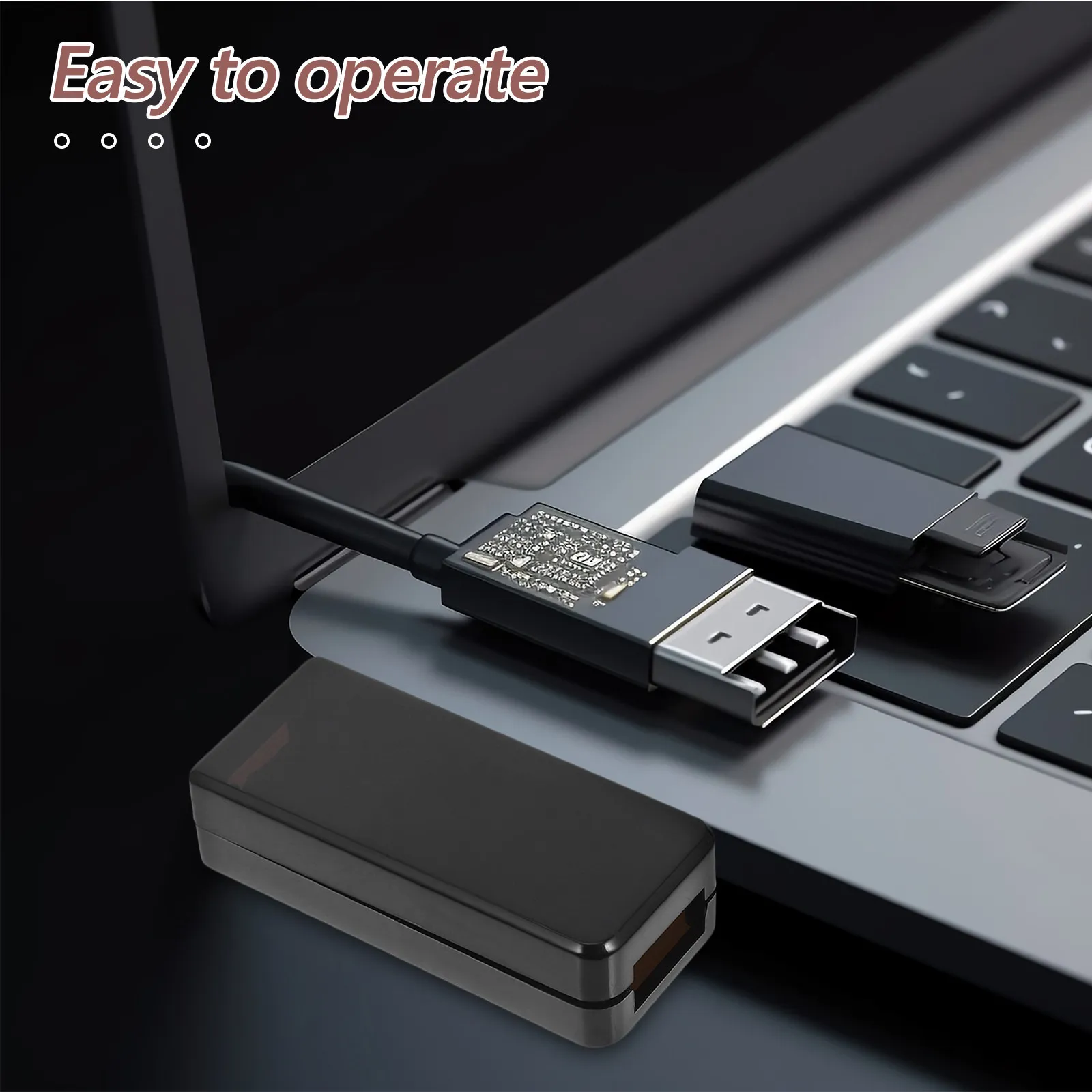 USB Power Detection Instrument Enclosure Hard Drive Tester Housing Protective Plastic Case for Voltage Current Monitoring