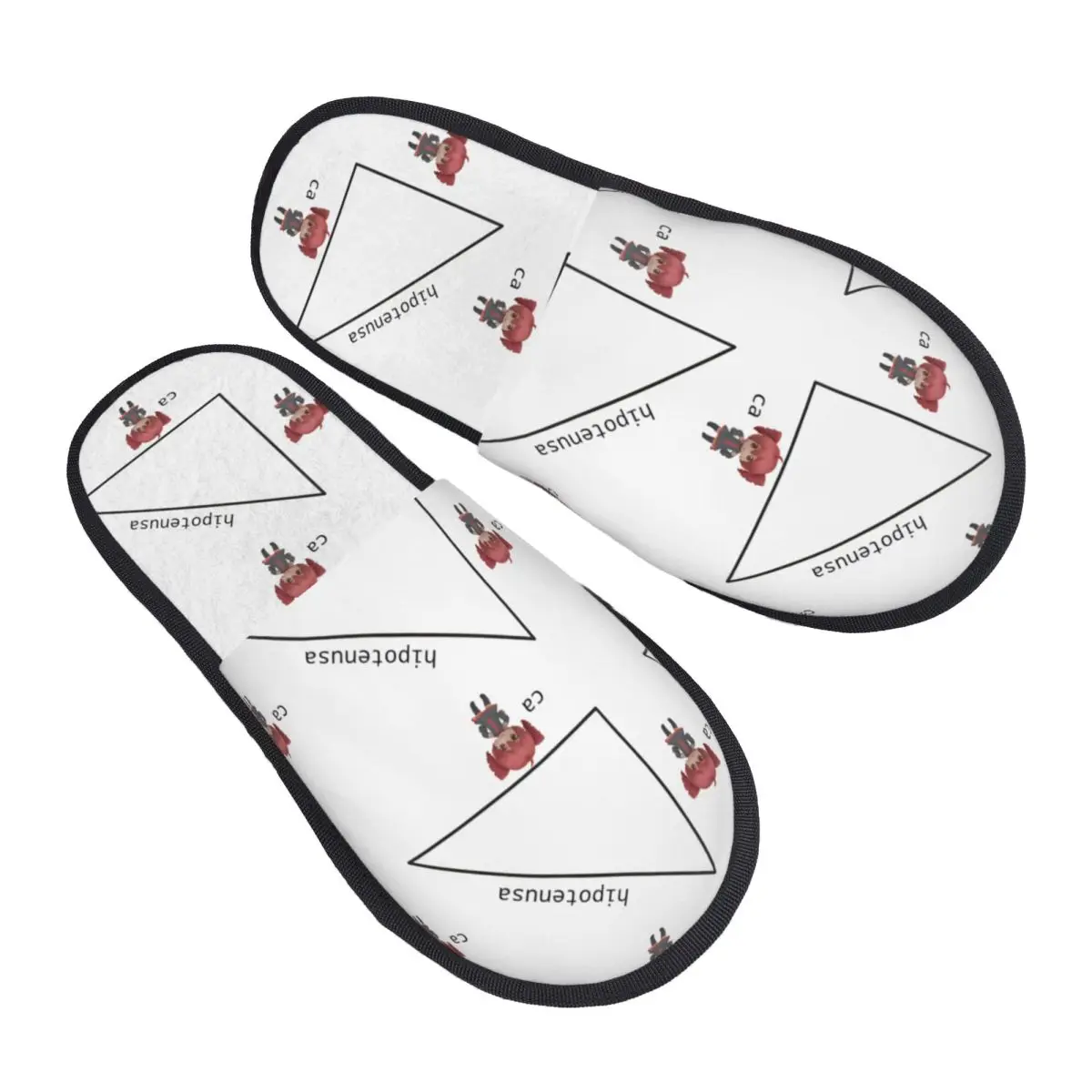 Winter House Slippers Kasane Teto Hipotenusa Meme Accessories Household Fur Slippers Slides Indoor Cartoon Soft Anti-skid Slides
