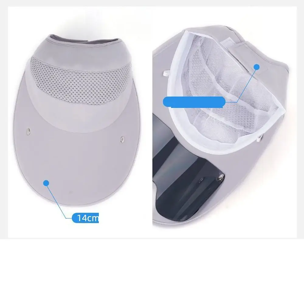 Retractable Outdoor Sunscreen Sunglasses Visor Cap Fishing Caps Empty Top Hat Sun Hats Sports Cap Anti-UV Beach Hat
