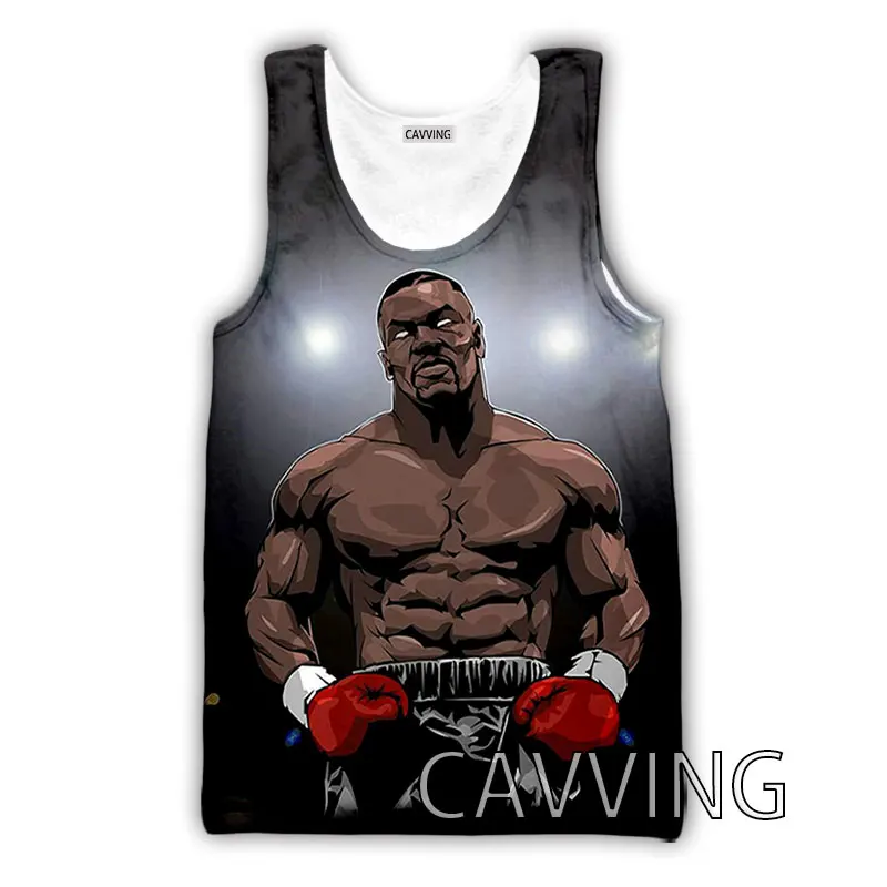 CAVVING 3D Printed  Mike Tyson Tank Tops Harajuku Vest Summer Undershirt Shirts Streetwear for Men/women