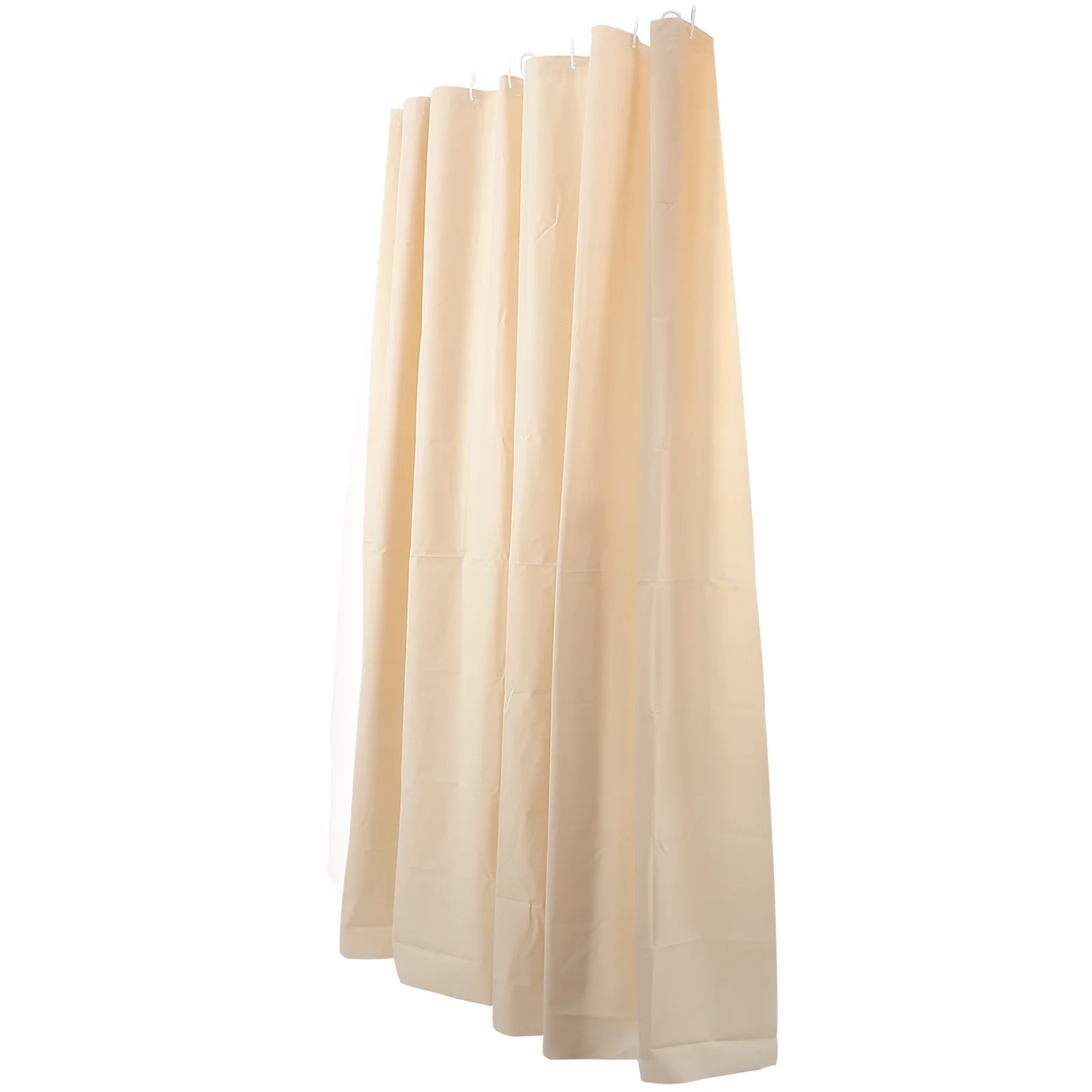 

Large 180x180CM Waterproof Shower Curtain Solid Color PEVA Bathroom Decor Curtains Hooks Easy Install Long Use Comfortable