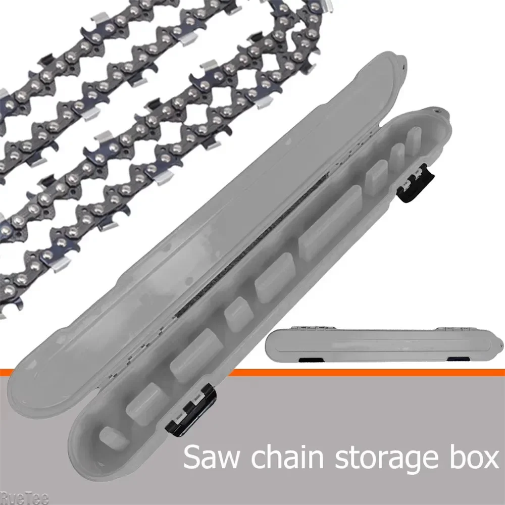 Portable Saw Chain Storage Box Chainsaw Locker Carrying Organizer Cover Case Holder Chainsaws Storage Carry Boxs