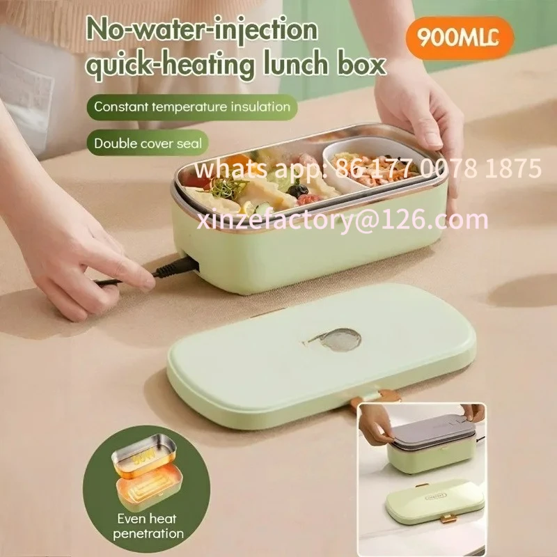 

Настраиваемый портативный улучшенный ланч-бокс для студентов-работков безводный ланч-бокс с подогревом Plugin электрический ланч-бокс