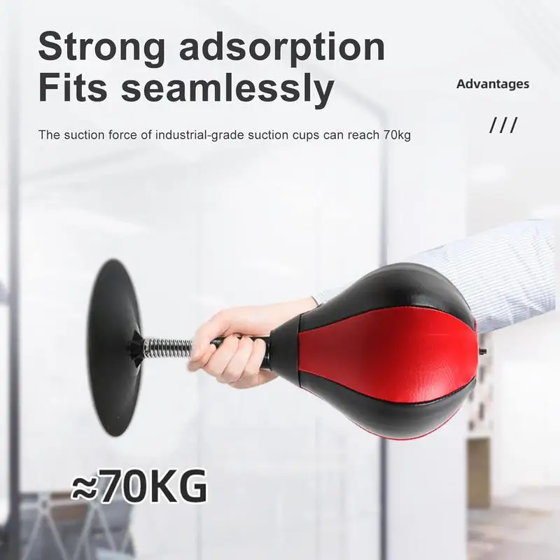 Desktop Punching Bag Boxing Ball Stress Relief Fighting Speed Reflex Training Punch Ball With Strong Suction Cups For Desk