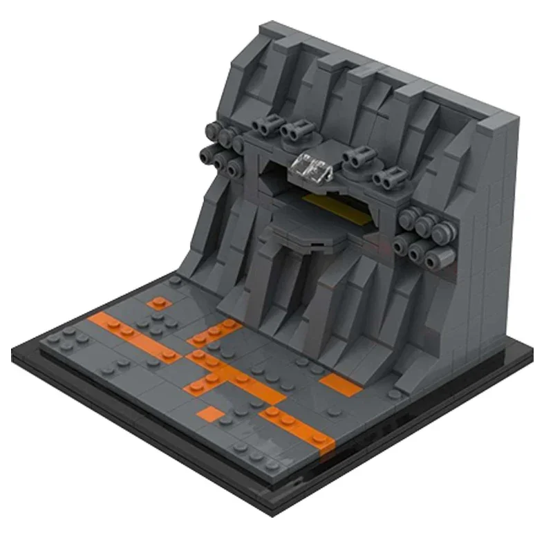 Star Film Modell Moc Gebäude Ziegel Kampf Basis Und Lava Fluss Technologie Modulare Blöcke Geschenke Weihnachten Spielzeug DIY Sets Montage