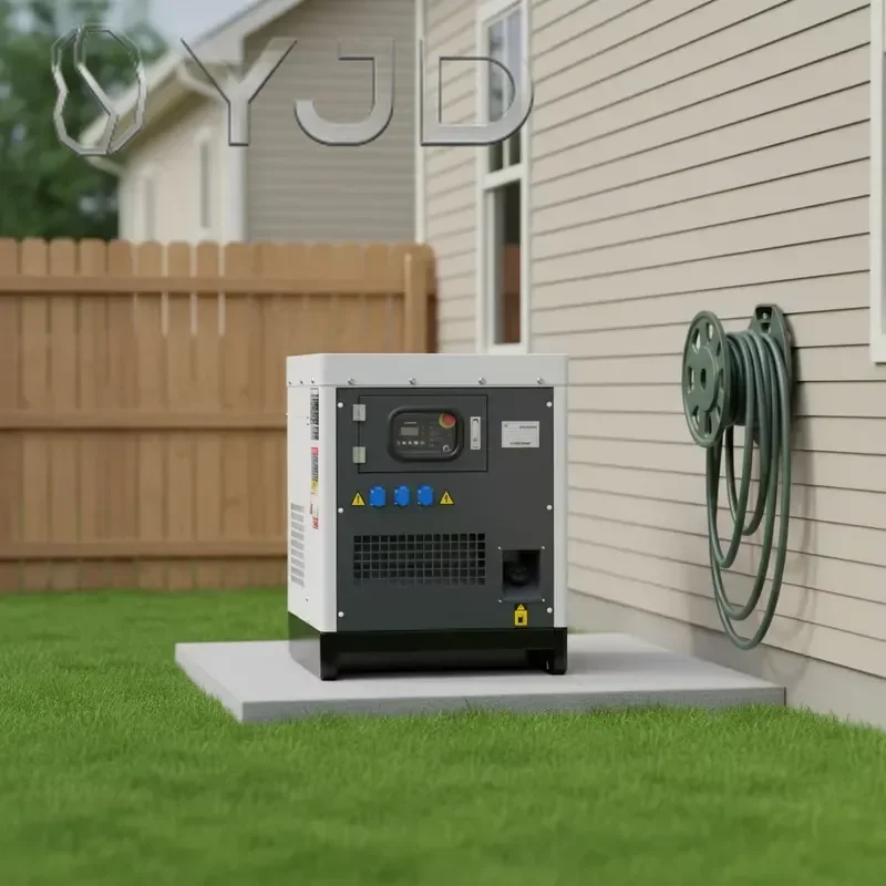 YJD Titan Diesel Generator Set 53.6kVA Silent Canopy Portable AC Three Phase Auto Start ATS Remote Start
