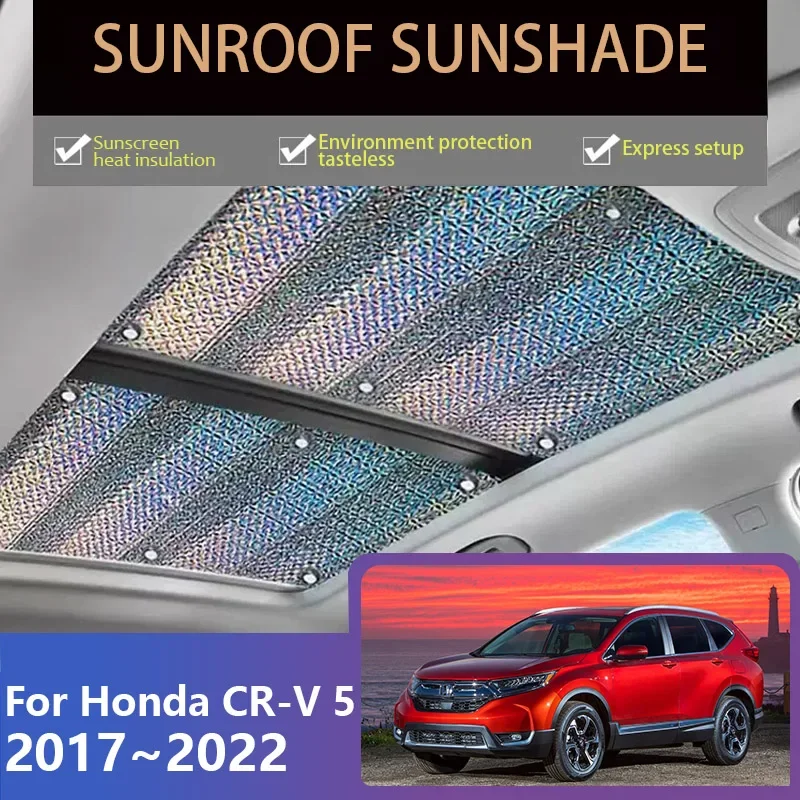 

Sunroof Sunshade for Honda CR-V RW CRV 5 CR V 2017~2022 Heat Insulation Curtain Sun Visor Car Skylight Anti-UV Cover Accessories