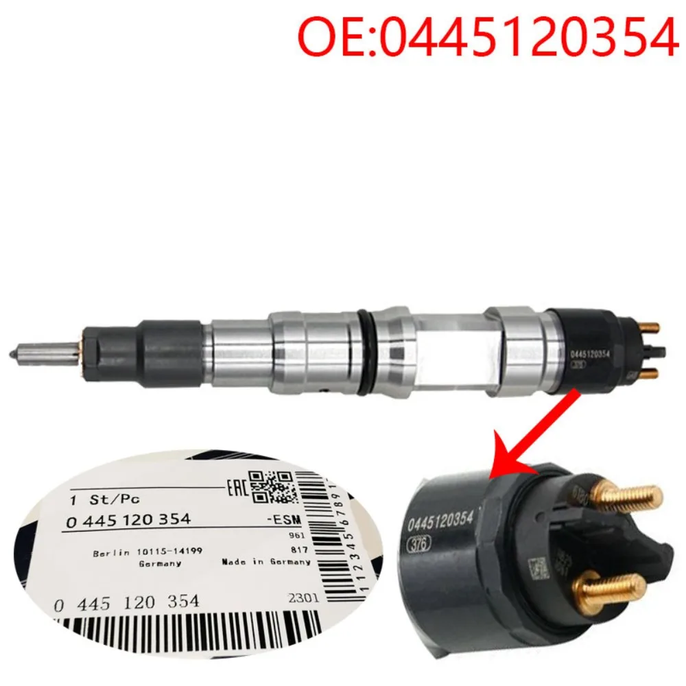 0445120354 DLLA148P2382 injector suitable for German MAN truck diesel engine high-pressure common rail injector 0 445 120 354