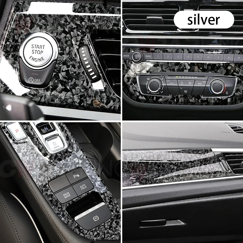 Kohlefaser-Aufkleber Wasserdichte Geschmiedete Carbonfolie Fahrzeugverkleidung Aufkleber Vinyl Auto-Folierung Motorrad-Aufkleber Zubehör – Detail 11