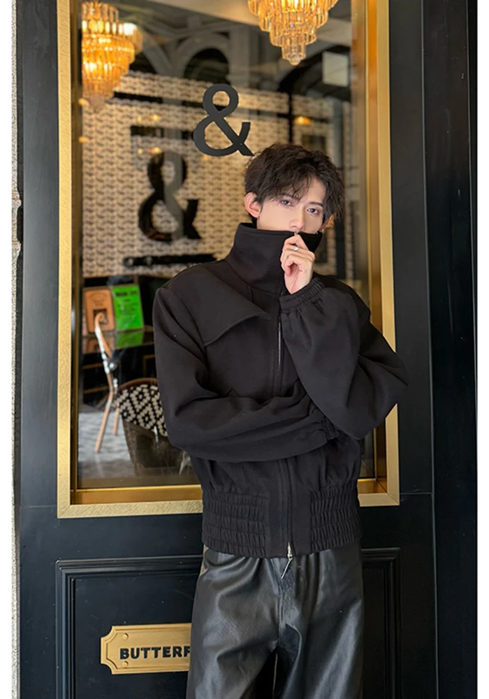 

Американская рабочая одежда с воротником-стойкой для пилота Jaet Maturi Steady, мужская мода, осень-зима, молния, све, длинное полиэфирное волокно