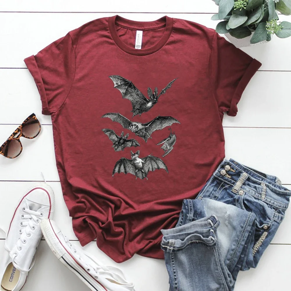 Gothic T Shirt Witchy Clothing Pastel Goth Dark Grunge Tumblr Aesthetic Halloween Vampire Bat Vintage Release The Bats Shirt