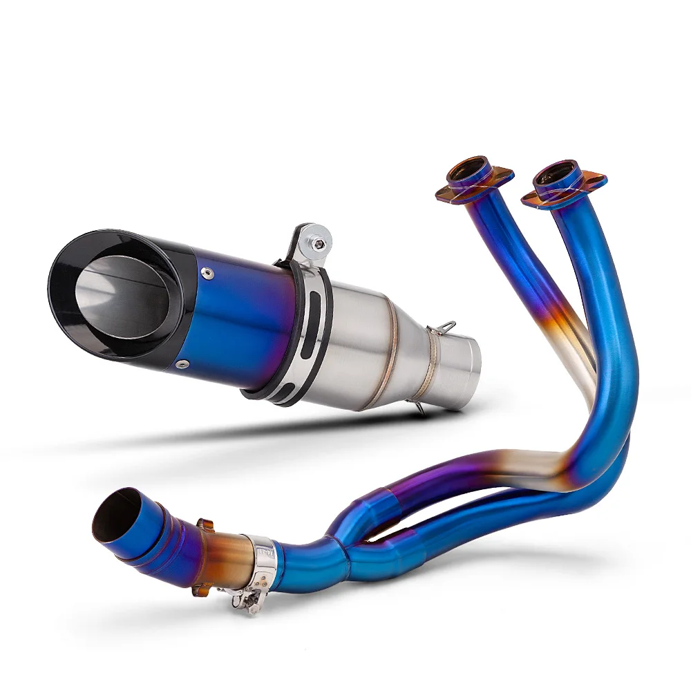 

Полный глушитель выхлопной системы мотоцикла для ER6N ER6F Versys 650 Z650 Ninja 650 2012-2022