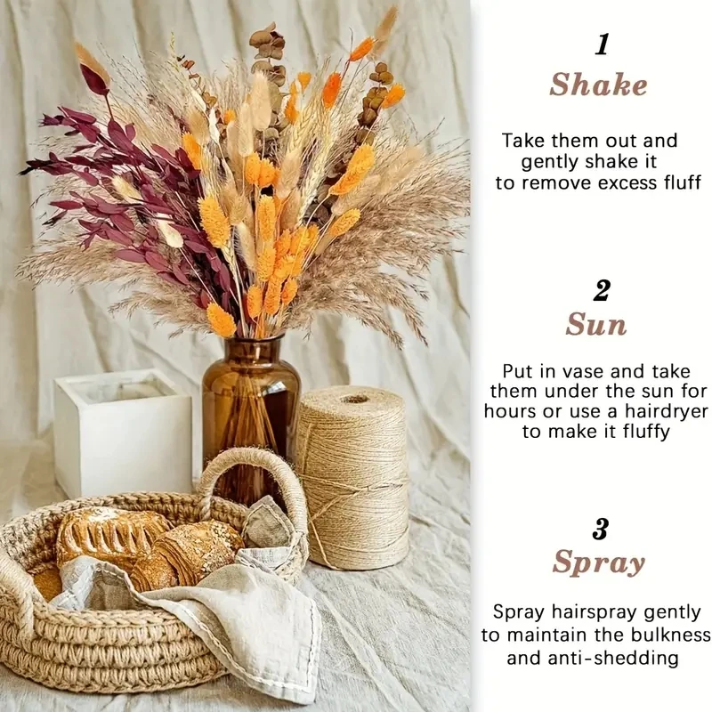 Рисунок 5 - Комбинация украшений из трости pampas